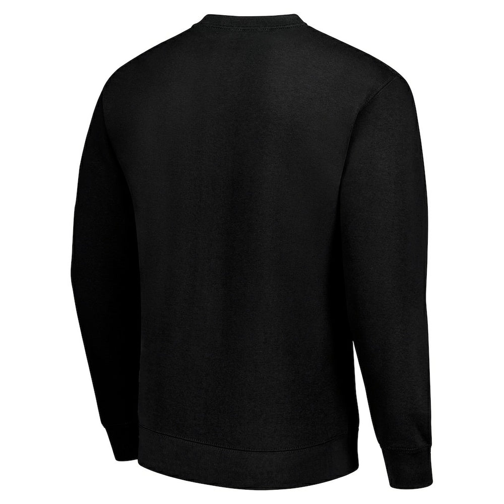 Cleveland Browns Starter Team Mesh Print Graphic Pullover Sweatshirt Black