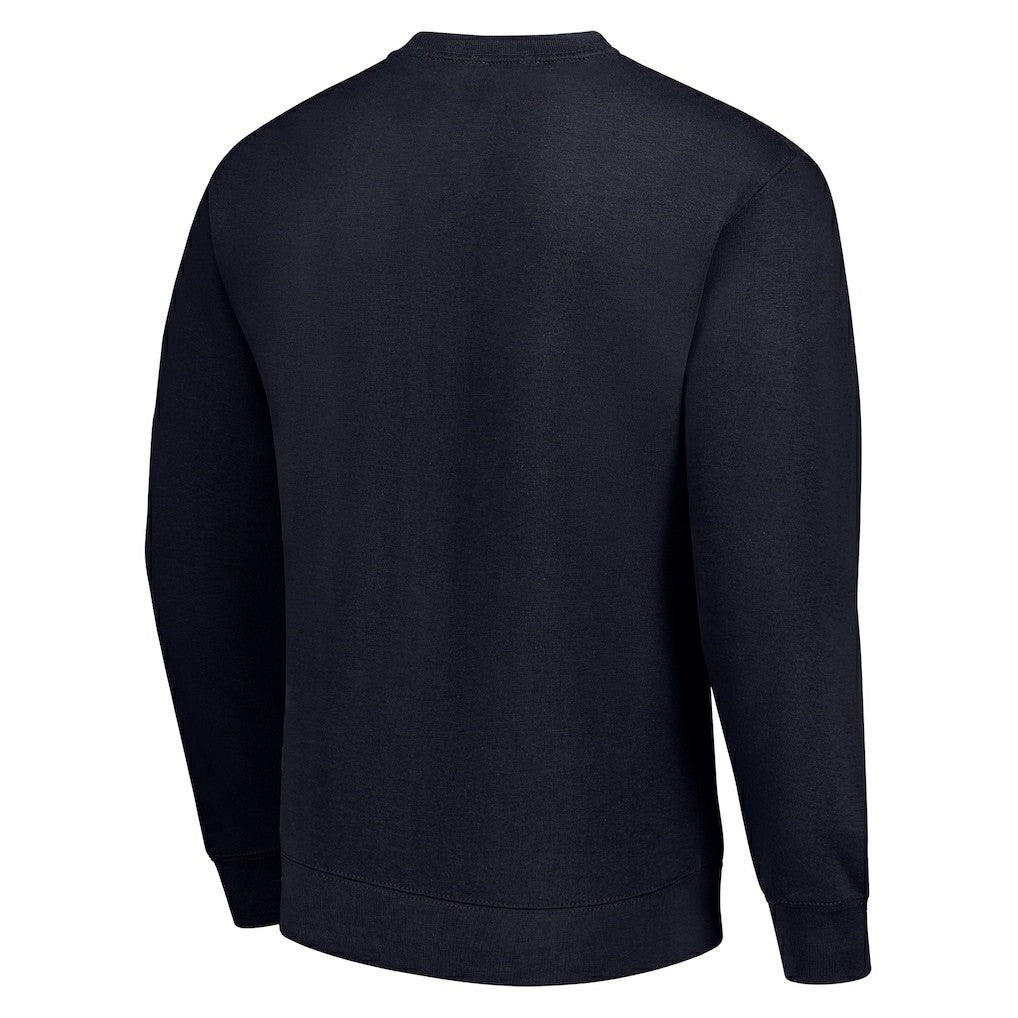 Chicago Bears Starter Team Mesh Print Graphic Pullover Sweatshirt Navy