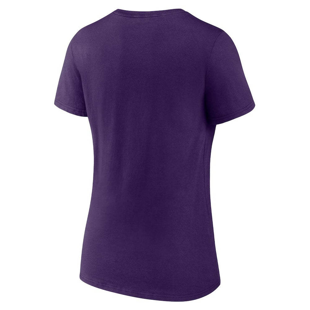 Baltimore Ravens Women's Victory Arch V-Neck T-Shirt Purple