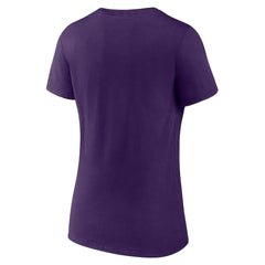 Baltimore Ravens Women's Victory Arch V-Neck T-Shirt Purple