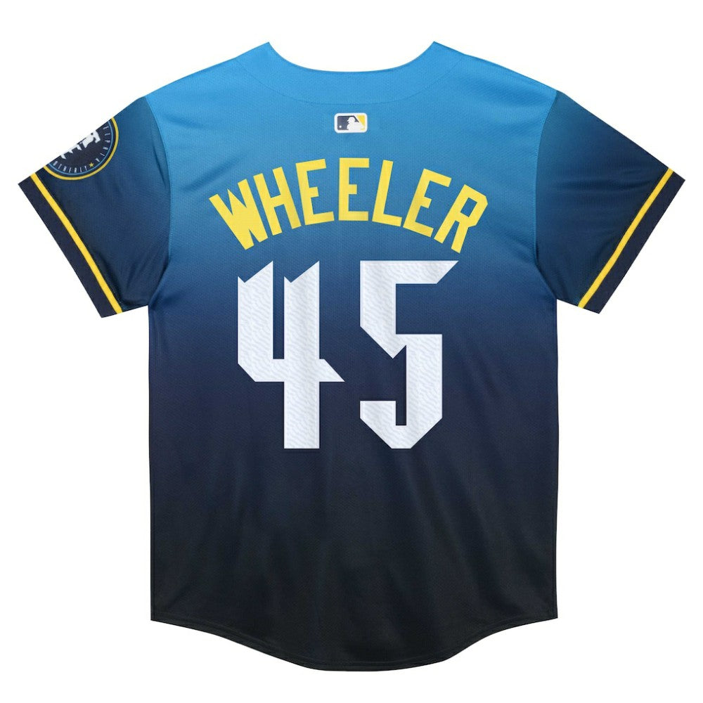 Zack Wheeler Philadelphia Phillies Nike Preschool 2024 City Connect Limited Player Jersey - Blue Jerseys
