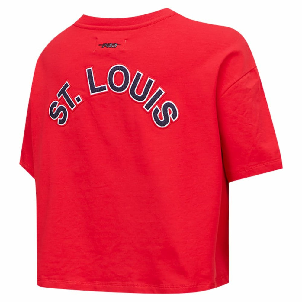 Washington Nationals Pro Standard Women's Classic SJ Cropped Boxy T-Shirt - Red T-shirts