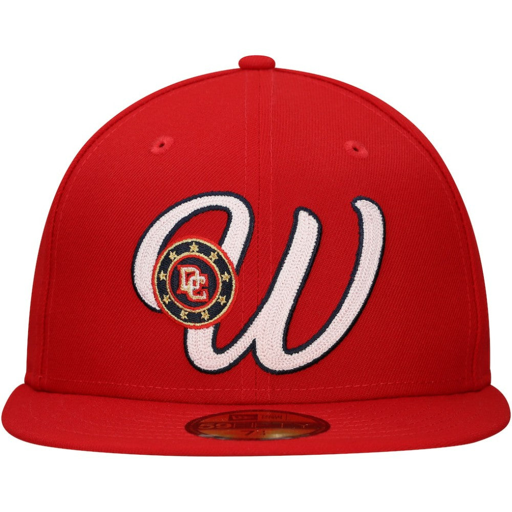 Washington Nationals New Era  Duo Logo 2.0 59FIFTY Fitted Hat - Red Hats