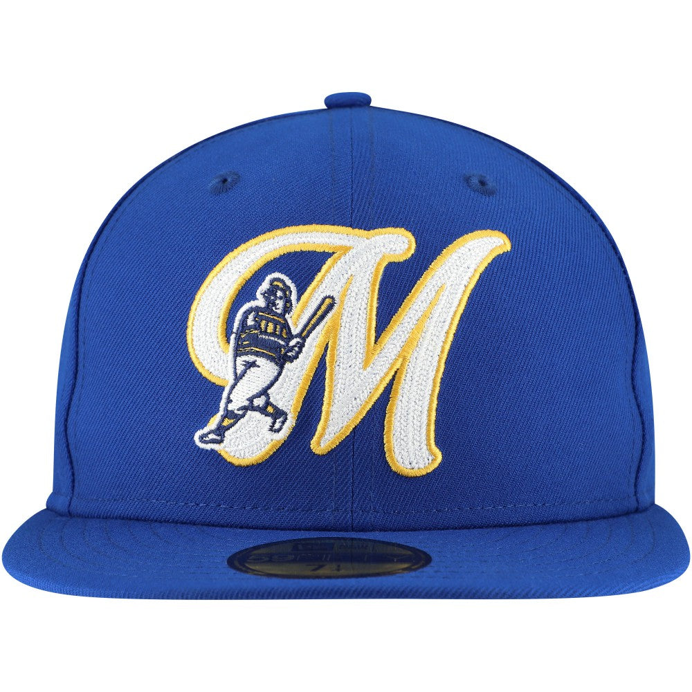 Milwaukee Brewers New Era  Duo Logo 2.0 59FIFTY Fitted Hat - Royal Hats
