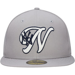 New York Yankees New Era  Duo Logo 2.0 59FIFTY Fitted Hat - Gray Hats