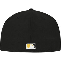 Pittsburgh Pirates New Era  Duo Logo 2.0 59FIFTY Fitted Hat - Black Hats