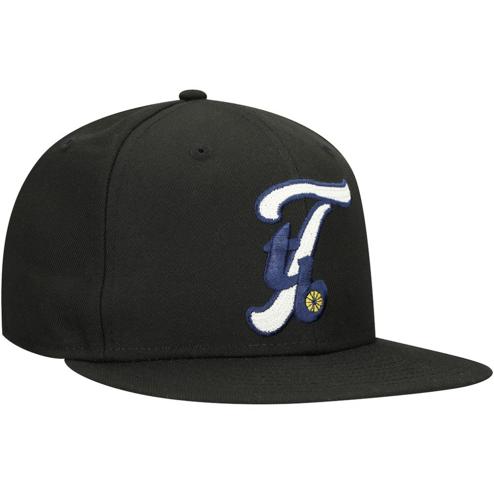 Tampa Bay Rays New Era  Duo Logo 2.0 59FIFTY Fitted Hat - Black Hats