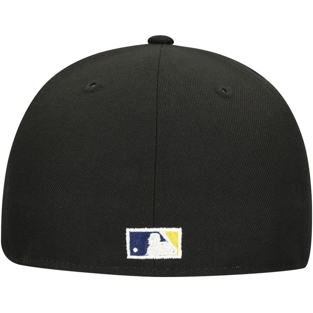 Tampa Bay Rays New Era  Duo Logo 2.0 59FIFTY Fitted Hat - Black Hats