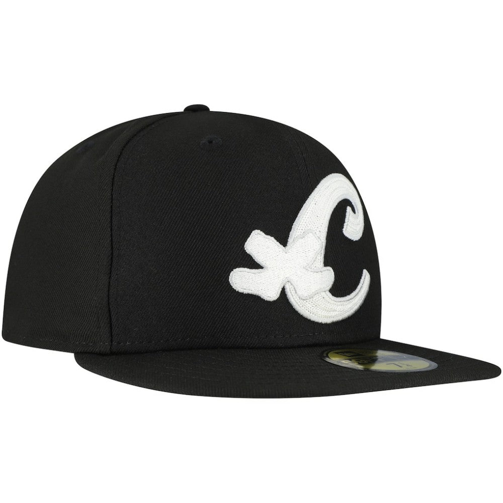 Chicago White Sox New Era  Duo Logo 2.0 59FIFTY Fitted Hat - Black Hats