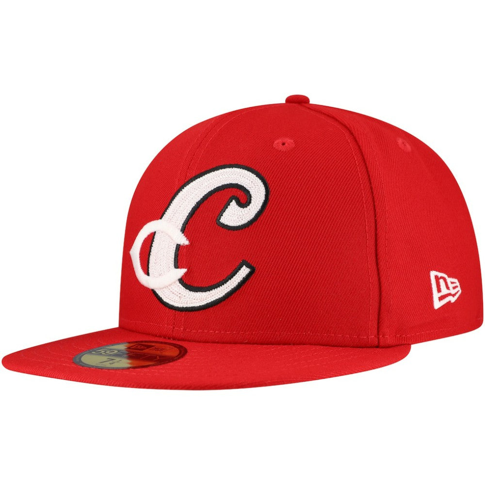 Cincinnati Reds New Era  Duo Logo 2.0 59FIFTY Fitted Hat - Red Hats
