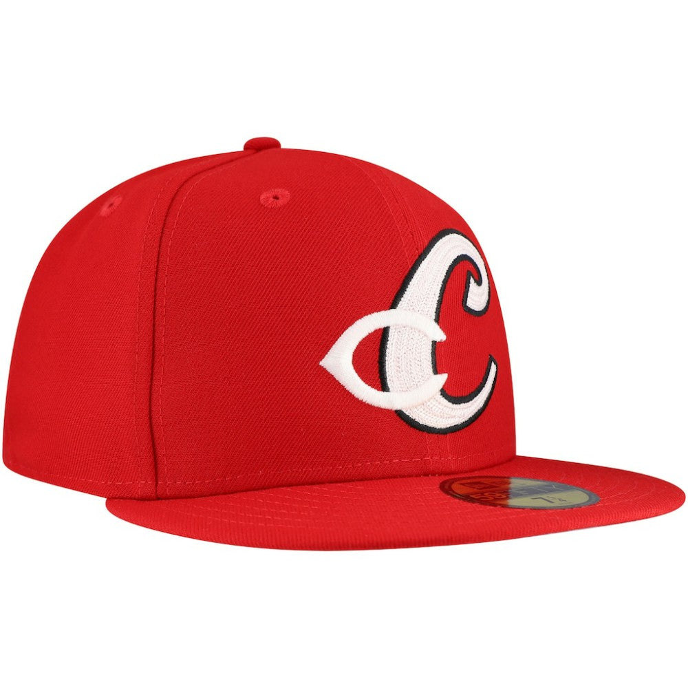 Cincinnati Reds New Era  Duo Logo 2.0 59FIFTY Fitted Hat - Red Hats