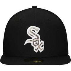 Chicago White Sox New Era Troop Chant Camo Undervisor 59FIFTY Fitted Hat - Black Hats