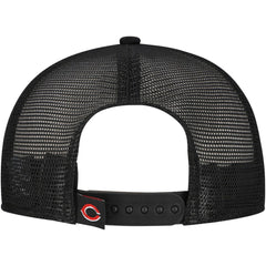 Cincinnati Reds New Era Retro Bold A-Frame Trucker 9FORTY Adjustable Hat - Black Hats