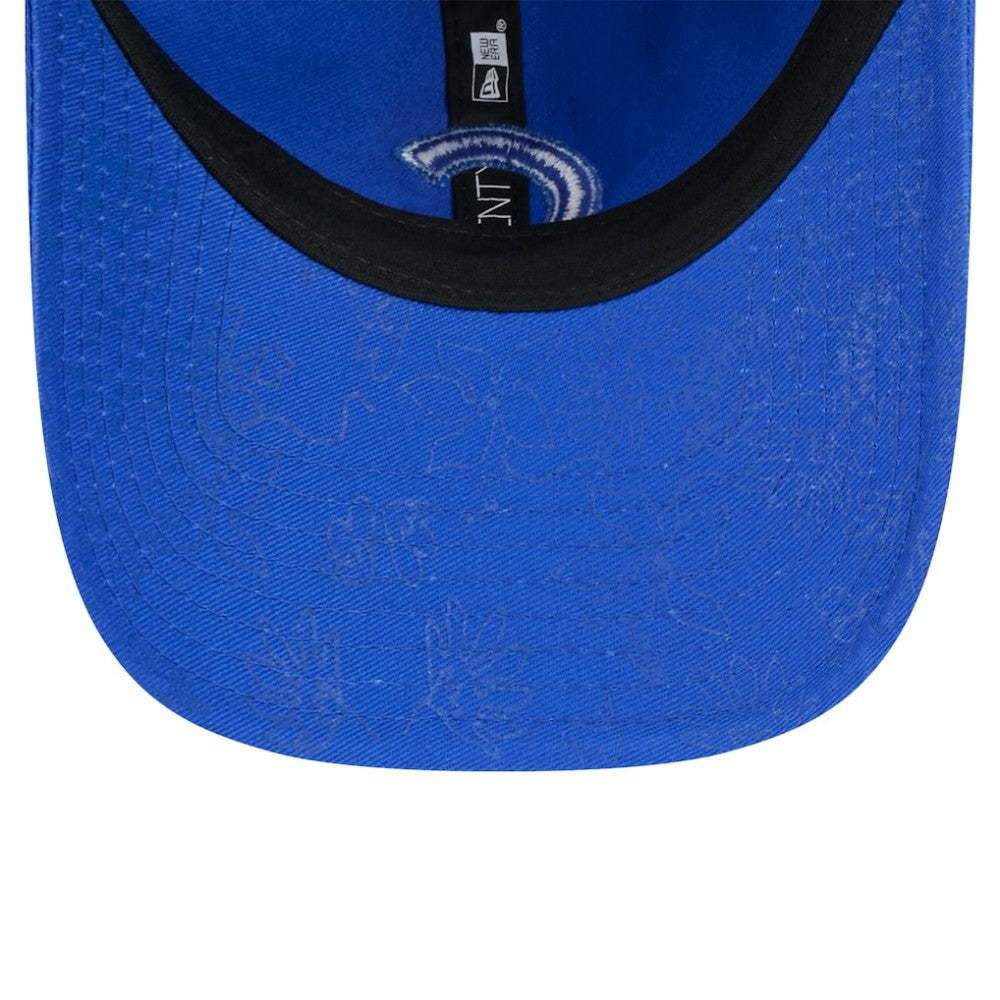 Chicago Cubs New Era Women's Tonal Floral 9TWENTY Adjustable Hat - Royal Hats