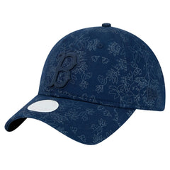 Boston Red Sox New Era Women's Tonal Floral 9TWENTY Adjustable Hat - Navy Hats