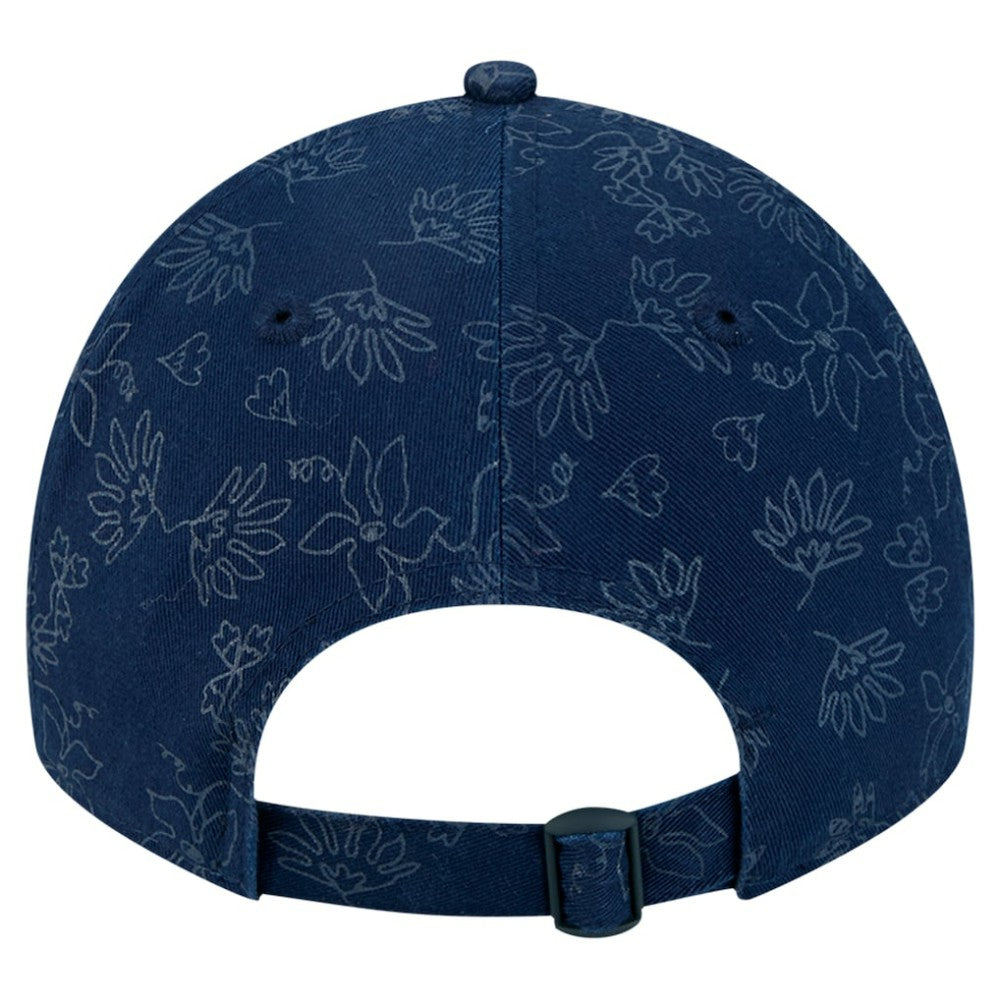 Boston Red Sox New Era Women's Tonal Floral 9TWENTY Adjustable Hat - Navy Hats