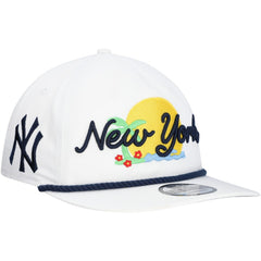New York Yankees New Era Paradise Golfer Adjustable Hat - White Hats