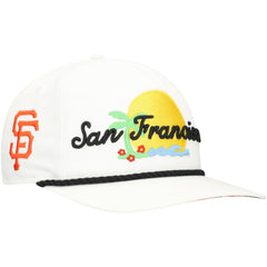 San Francisco Giants New Era Paradise Golfer Adjustable Hat - White Hats
