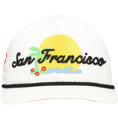 San Francisco Giants New Era Paradise Golfer Adjustable Hat - White Hats