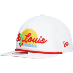 St. Louis Cardinals New Era Paradise Golfer Adjustable Hat - White Hats