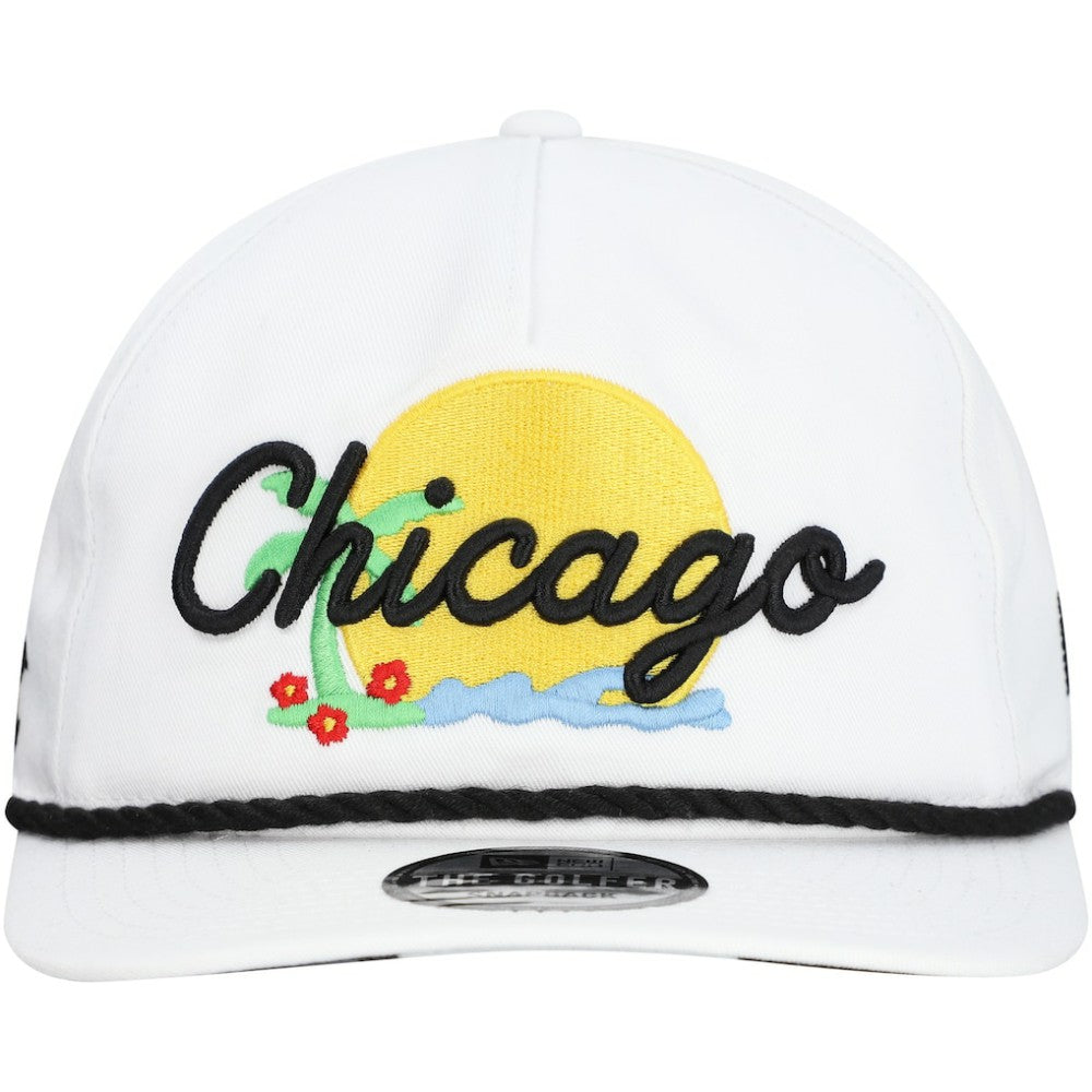 Chicago White Sox New Era Paradise Golfer Adjustable Hat - White Hats