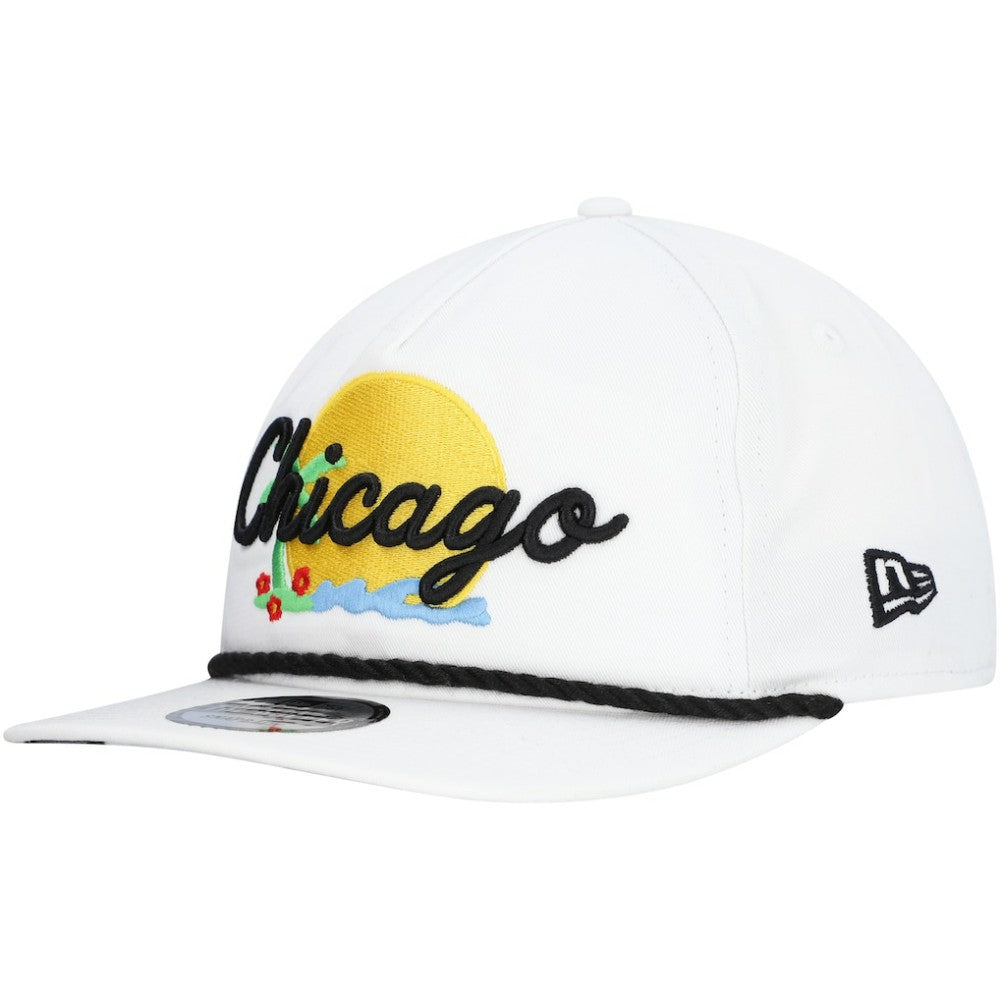 Chicago White Sox New Era Paradise Golfer Adjustable Hat - White Hats