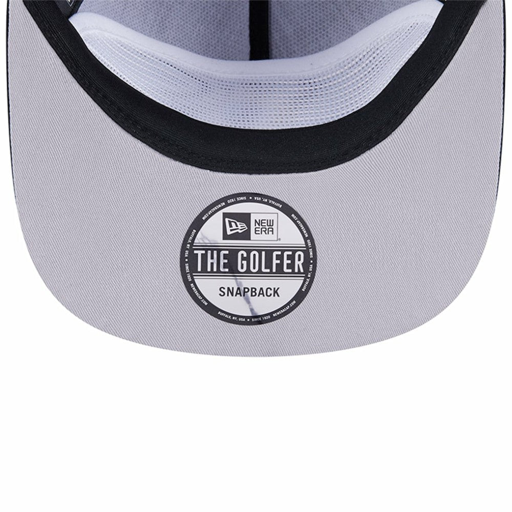 Chicago Cubs New Era Corduroy Filigree Golfer Adjustable Hat - Black Hats