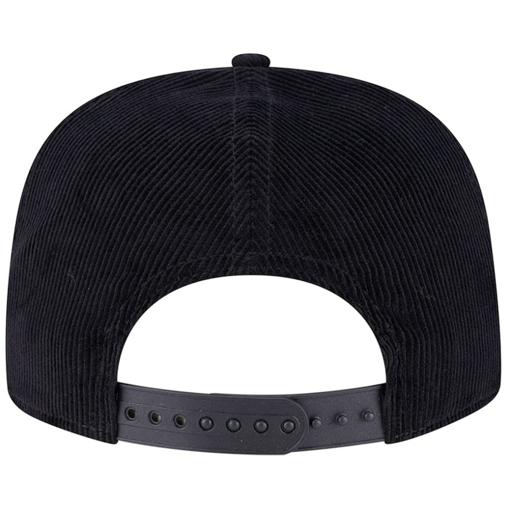 Chicago White Sox New Era Corduroy Filigree Golfer Adjustable Hat - Black Hats