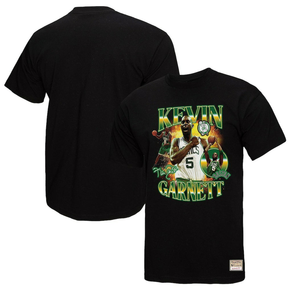 Kevin Garnett Boston Celtics Collage T-Shirt Black