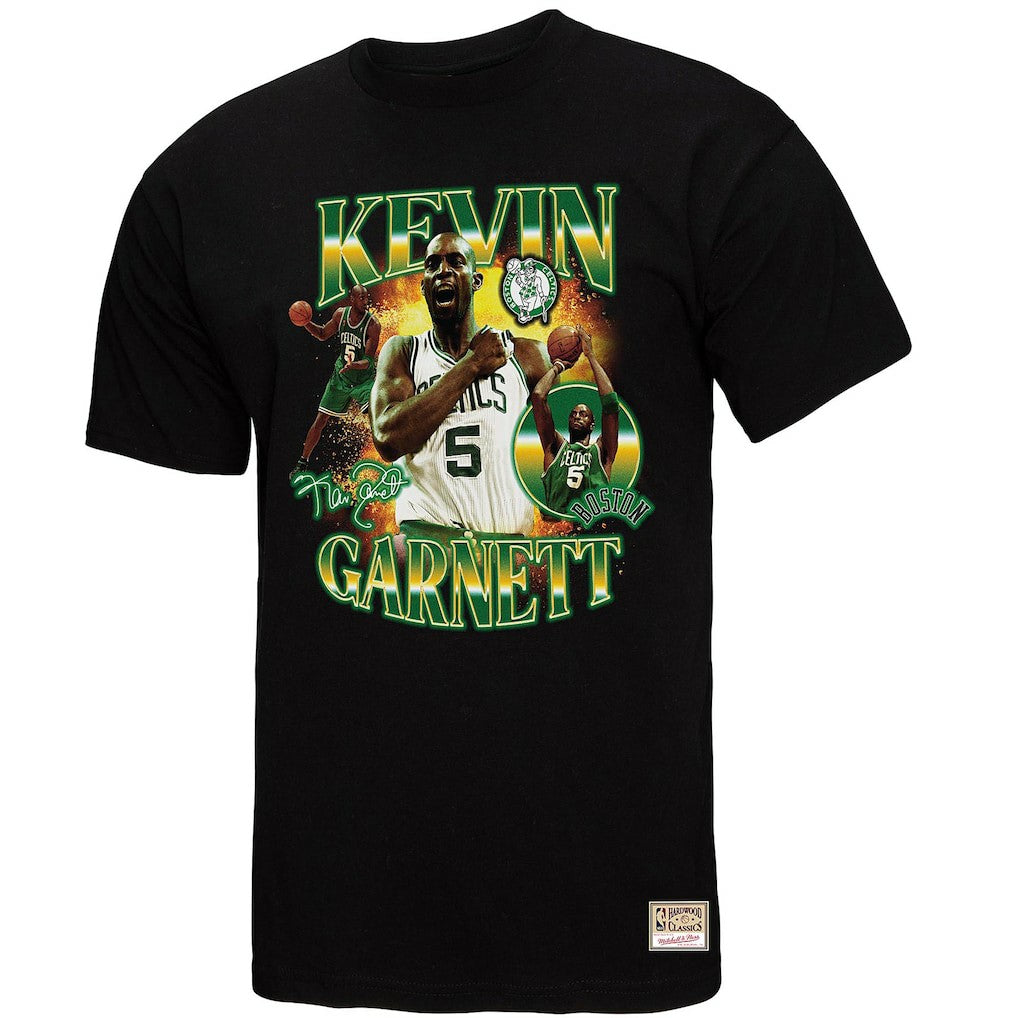 Kevin Garnett Boston Celtics Collage T-Shirt Black