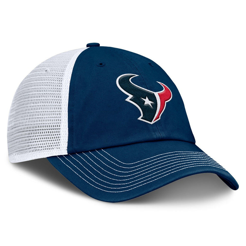 Houston Texans Trucker Adjustable Hat Navy/White