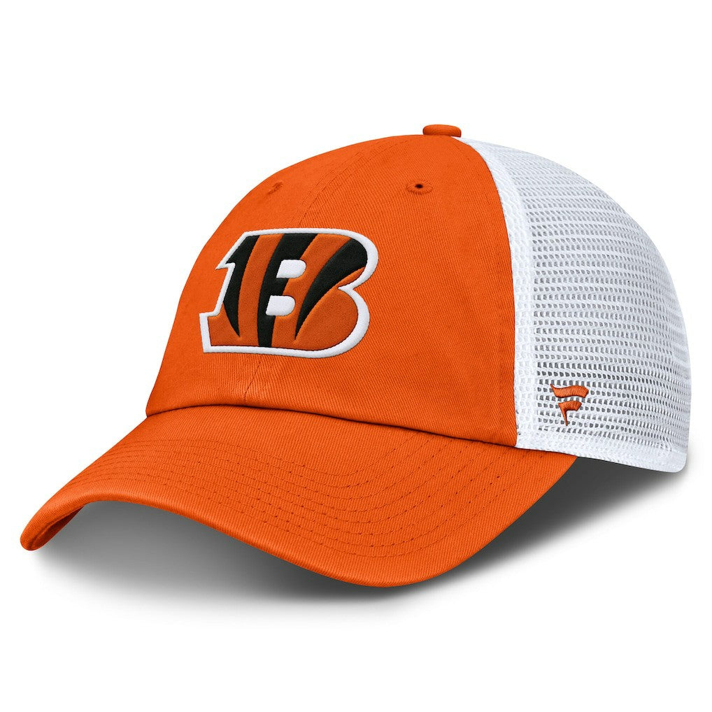 Cincinnati Bengals Trucker Adjustable Hat Orange/White