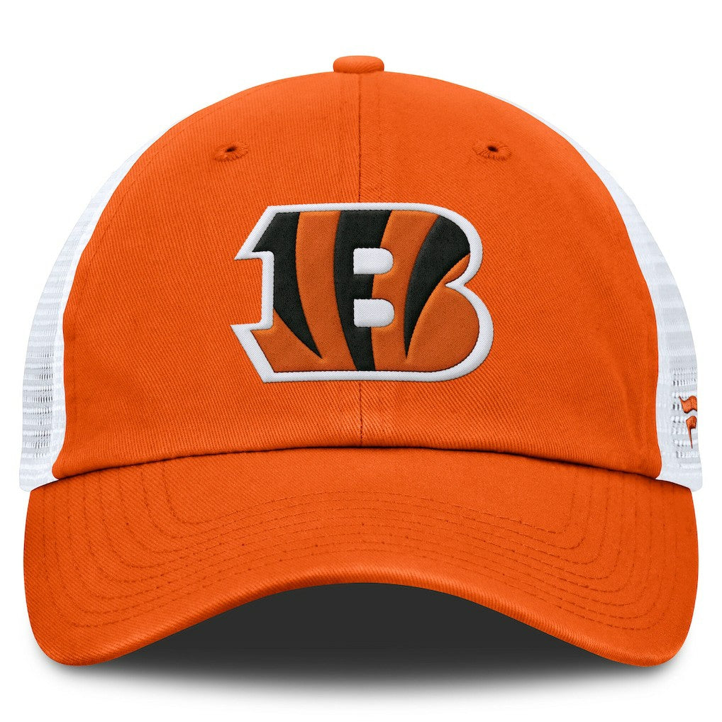 Cincinnati Bengals Trucker Adjustable Hat Orange/White