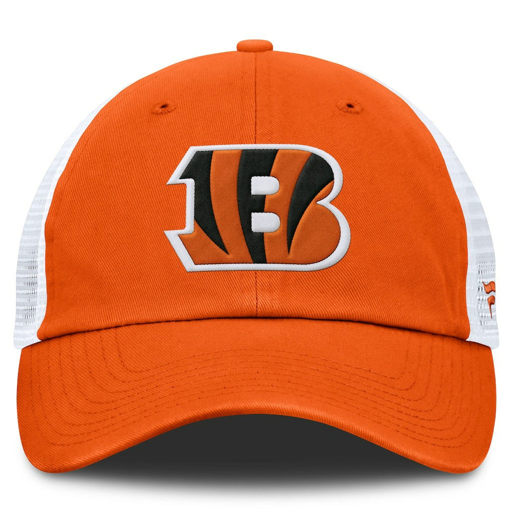 Cincinnati Bengals Trucker Adjustable Hat Orange/White
