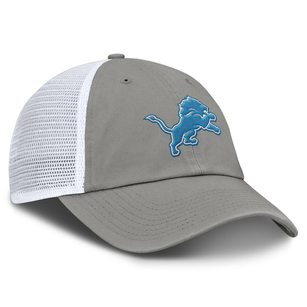Detroit Lions Trucker Adjustable Hat Gray/White
