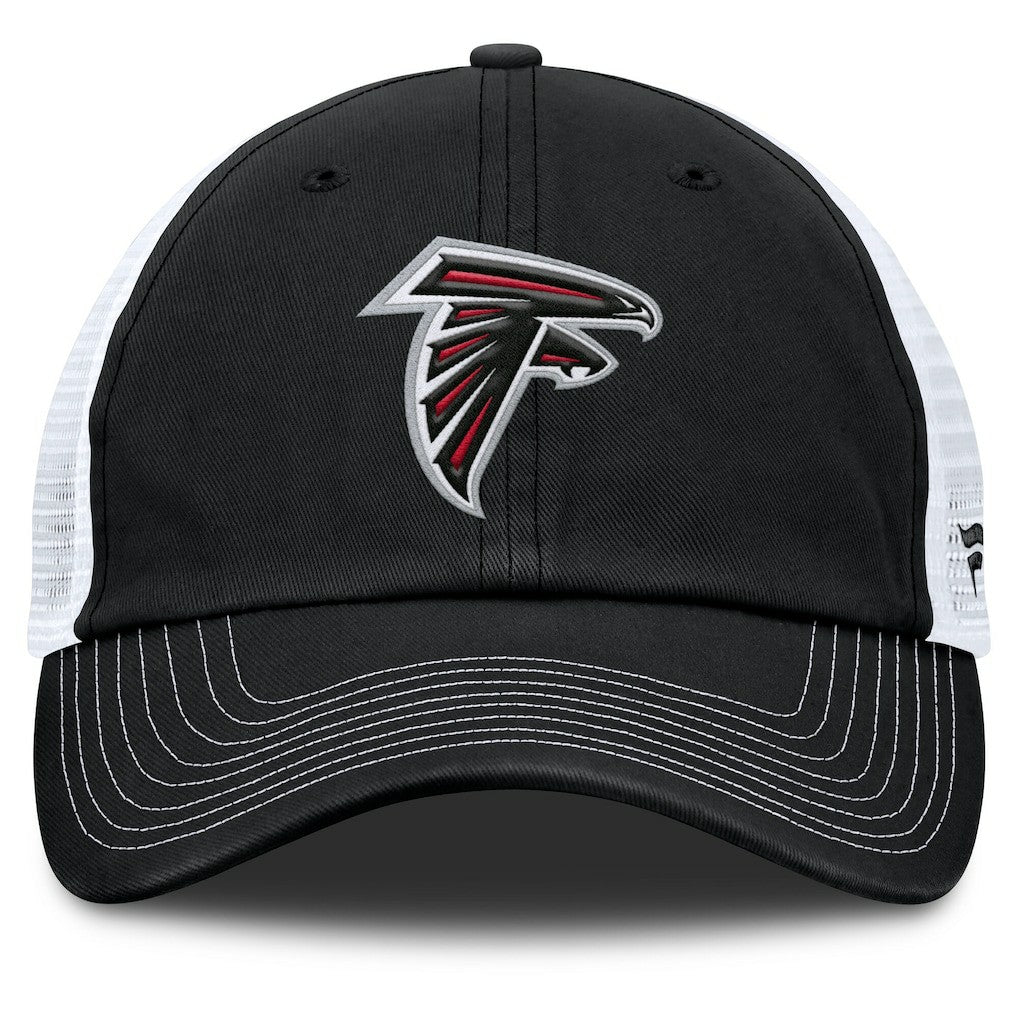 Atlanta Falcons Trucker Adjustable Hat Black/White