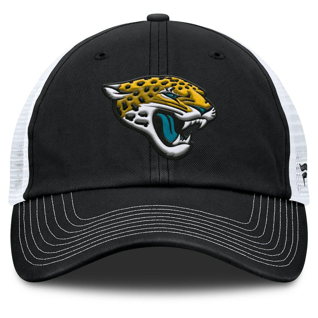 Jacksonville Jaguars Trucker Adjustable Hat Black/White