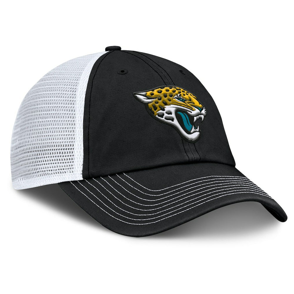 Jacksonville Jaguars Trucker Adjustable Hat Black/White