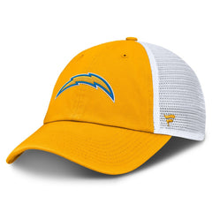 Los Angeles Chargers Trucker Adjustable Hat Gold/White