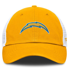 Los Angeles Chargers Trucker Adjustable Hat Gold/White
