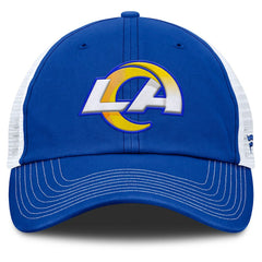 Los Angeles Rams Trucker Adjustable Hat Royal/White