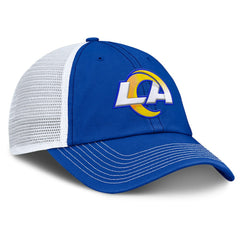 Los Angeles Rams Trucker Adjustable Hat Royal/White