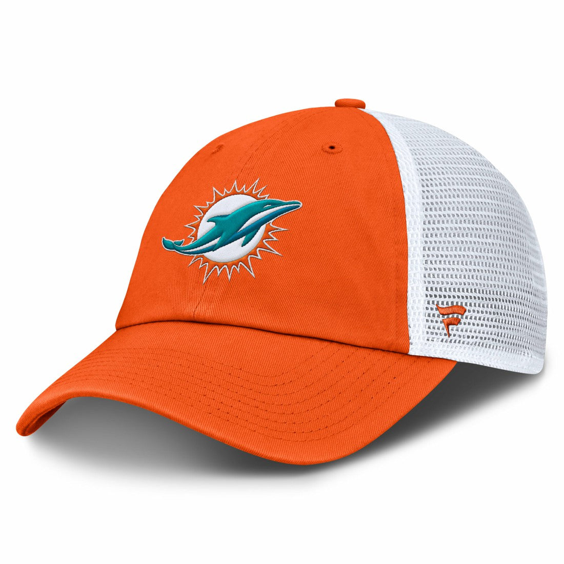 Miami Dolphins Trucker Adjustable Hat Orange/White