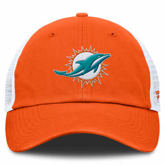 Miami Dolphins Trucker Adjustable Hat Orange/White