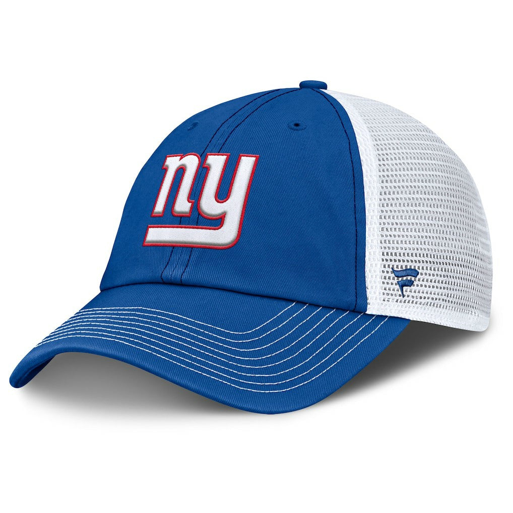 New York Giants Trucker Adjustable Hat Royal/White