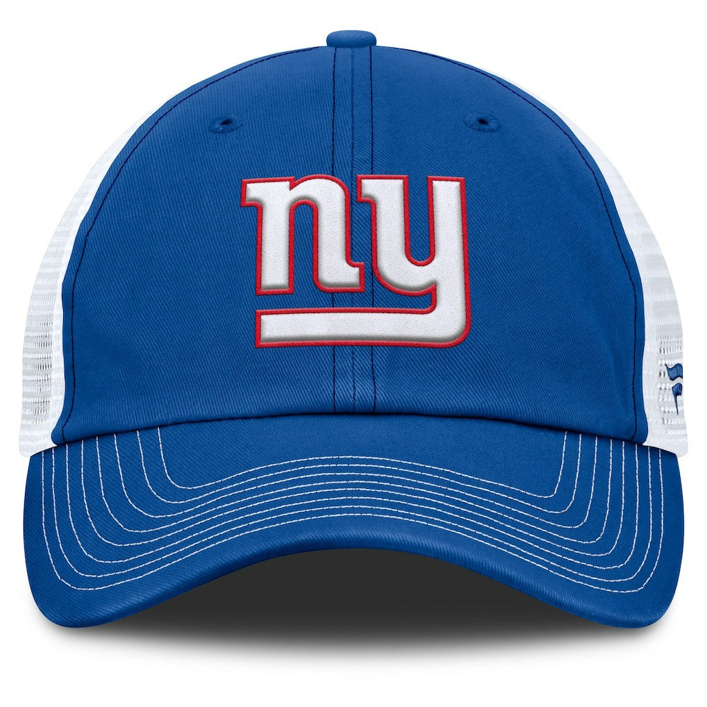 New York Giants Trucker Adjustable Hat Royal/White