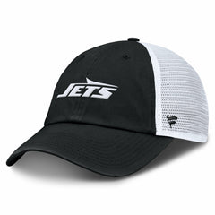 New York Jets Trucker Adjustable Hat Black/White