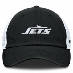 New York Jets Trucker Adjustable Hat Black/White