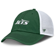 New York Jets Trucker Adjustable Hat Green/White
