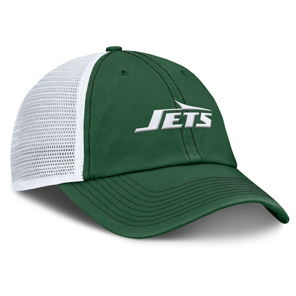 New York Jets Trucker Adjustable Hat Green/White